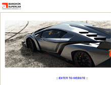 Tablet Screenshot of bangkoksupercar.com